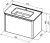Схема тумбы Allen Brau Gravity 1.370013.WM 80x45