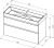 Схема тумбы Allen Brau Infinity 1.210027.NO 100x43