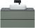 Тумба под раковину Allen Brau Infinity 1.21003.CGM 100x45 олива матовая