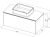 Схема тумбы Allen Brau Infinity 1.21004.AM 100x45