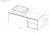Схема тумбы Allen Brau Infinity 1.21006.WM 120x45 L