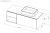 Схема тумбы Allen Brau Infinity 1.21008.AM 120x45 R