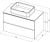 Схема тумбы Allen Brau Infinity 1.21001.PWM 85x45