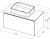 Схема тумбы Allen Brau Infinity 1.21002.WM 85x45