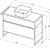 Схема тумбы Allen Brau Priority 1.31003.PWM 100x45