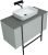 Тумба под раковину Allen Brau Reality 1.32007.PWM 100x46 папирус матовый