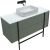 Тумба под раковину Allen Brau Reality 1.32008.CGM 120x46 олива матовая