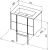 Схема тумбы Allen Brau Reality 1.32004.CGM 70x46