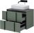 Тумба под раковину Allen Brau Reality 1.32004.CGM 70x46 олива матовая