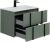 Тумба под раковину Allen Brau Reality 1.32004.CGM 70x46 олива матовая
