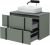 Тумба под раковину Allen Brau Reality 1.32005.CGM 80x46 олива матовая