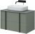 Тумба под раковину Allen Brau Reality 1.32005.CGM 80x46 олива матовая