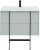 Тумба под раковину Allen Brau Reality 1.32005.PWM 80x46 папирус матовый