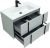 Тумба под раковину Allen Brau Reality 1.32005.PWM 80x46 папирус матовый