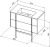 Схема тумбы Allen Brau Reality 1.32006.AM 90x46