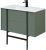 Тумба под раковину Allen Brau Reality 1.32006.CGM 90x46 олива матовая