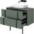 Тумба под раковину Allen Brau Reality 1.32006.CGM 90x46 олива матовая