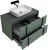 Тумба под раковину Allen Brau Reality 1.32006.CGM 90x46 олива матовая