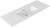 Раковина Allen Brau Glority 1.35010.20 121x46, белая глянцевая