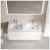 Тумба под раковину Sancos Libra LB120-2W 120x45 подвесная, белый глянец
