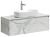 Тумба под раковину Sancos Stone ST120SV 120x50 подвесная, белый