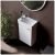Тумба под раковину Sancos Mini MN35WL 35.5x20.5 белый глянец