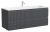 Тумба под раковину Sancos SNOB R SNR120MDH 119.5x44.5 темный антрацит матовый
