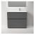 Тумба под раковину Sancos FOLK Floor FL100FRGS 99.5x44.5 темный серый