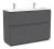 Тумба под раковину Sancos FOLK Floor FL120FGS 119.5x44.5 темный серый
