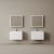Зеркальный шкаф с подсветкой Sancos Diva DIV800 80x80, белый глянцевый