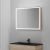 Зеркальный шкаф с подсветкой Sancos Mirror MI100EG 99x74, дуб галифакс натуральный