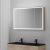 Зеркальный шкаф с подсветкой Sancos Mirror MI120EG 119x74, дуб галифакс натуральный