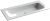Раковина Ceramicanova Grace CN7013wx 101x45.7, белая глянцевая