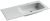 Раковина Ceramicanova Grace CN7015 101x45.7, белая глянцевая
