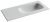 Раковина Ceramicanova Grace CN7015wx 101x13.7, белая глянцевая