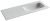 Раковина Ceramicanova Grace CN7021wx 121x13.7, белая глянцевая
