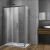 Душевой уголок Vincea Soft VSR-3SO8013CLGM 130x80, профиль вороненая сталь