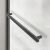 Душевой уголок Vincea Slim Soft VSR-1SS1013CLGM 130x100, профиль вороненая сталь