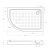 Схема душевого поддона Cezares TRAY-A-RH-120/80-550-15-W-R