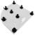 Душевой поддон Cezares TRAY-AS-R-100-30-W 100x100 из искусственного камня