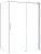 Душевой уголок Cezares DUET SOFT-M-AH-1-110/100-C-Cr 110x100, профиль хром