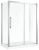 Душевой уголок Cezares LUX-SOFT-W-AH-1-150/100-C-Cr-IV 150x100, профиль хром