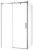 Душевой уголок Cezares STYLUS-SOFT-AH-1-100/80-C-Cr 100x80, профиль хром