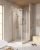 Душевой уголок Cezares RELAX 304 RELAX-304-A-2-90-C-BORO 90x90, профиль золото