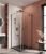Душевой уголок Cezares LINER-A-1-90-C-GM-R 90x90, профиль сталь