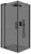 Душевой уголок Cezares SLIDER-AH-1-100-90/100-GRIGIO-GM 90x100, стекло графит, профиль сталь