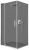 Душевой уголок Cezares SLIDER-AH-1-90-100/110-GRIGIO-Cr 100x90, стекло графит, профиль хром