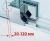 Душевой уголок Cezares SLIDER-AH-2-70/80-80/90-C-Cr 70x80, профиль хром