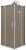 Душевой уголок Cezares SLIDER-AH-2-80/90-100/110-BR-Cr 80x100, стекло бронза, профиль хром