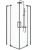 Душевой уголок Cezares SLIDER-AH-2-90/100-100/110-C-GM 90x100, профиль сталь